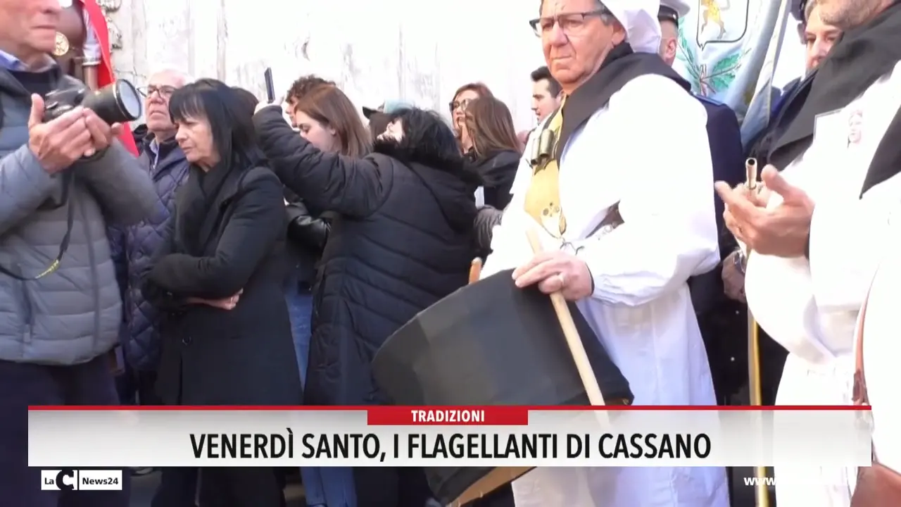 Venerdi Santo, i flagellanti di Cassano