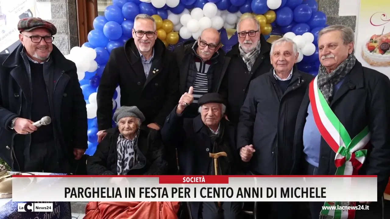 Parghelia in festa per i cento anni di Michele