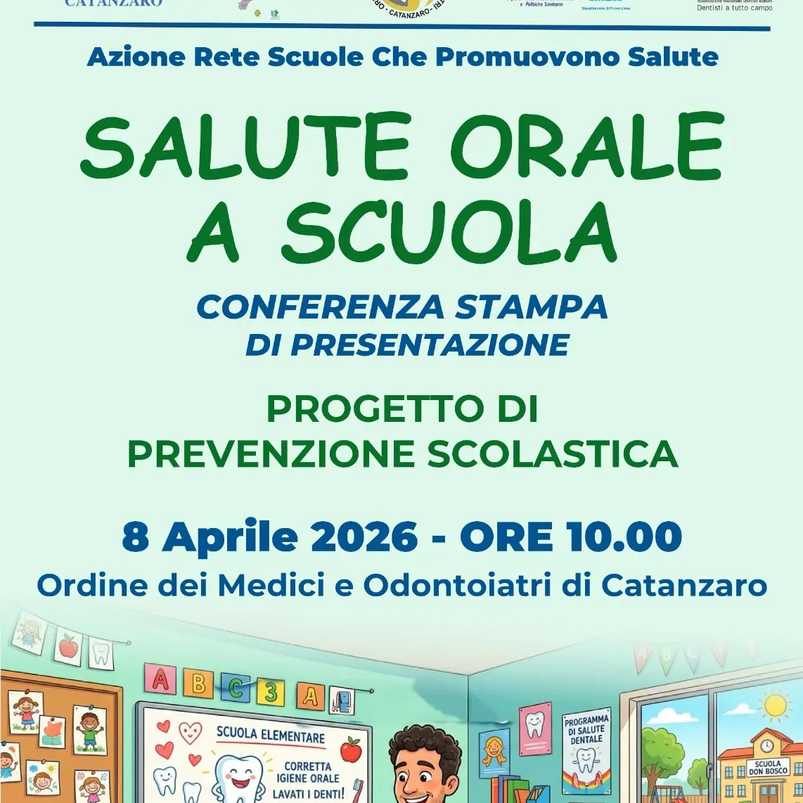“Salute orale nelle scuole”, al via a Catanzaro il progetto pilota per educare i più giovani\n