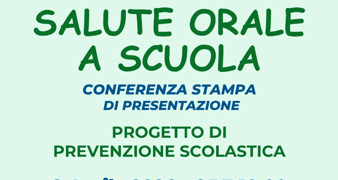 “Salute orale nelle scuole”, al via a Catanzaro il progetto pilota per educare i più giovani\n