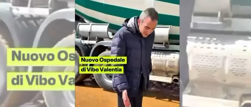 Nuovo ospedale di Vibo, Occhiuto fa tappa al cantiere -Video