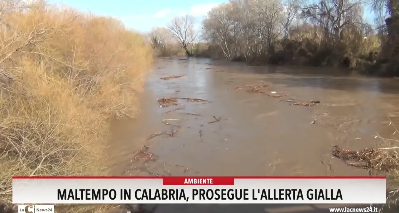 Maltempo, in Calabria prosegue l'allerta gialla