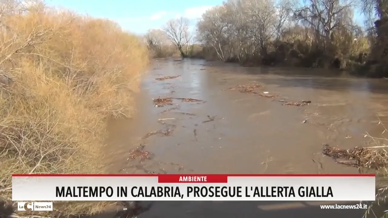 Maltempo, in Calabria prosegue l'allerta gialla
