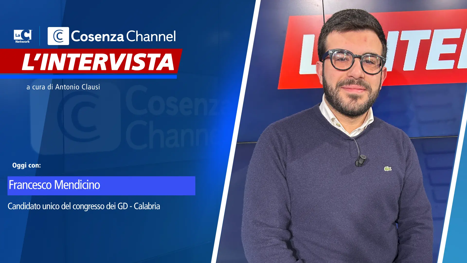 Il futuro segretario dei Gd Calabria Mendicino: «Guardiamo a sinsitra»