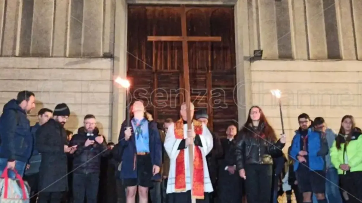 Via Crucis a Cosenza, anno 2025