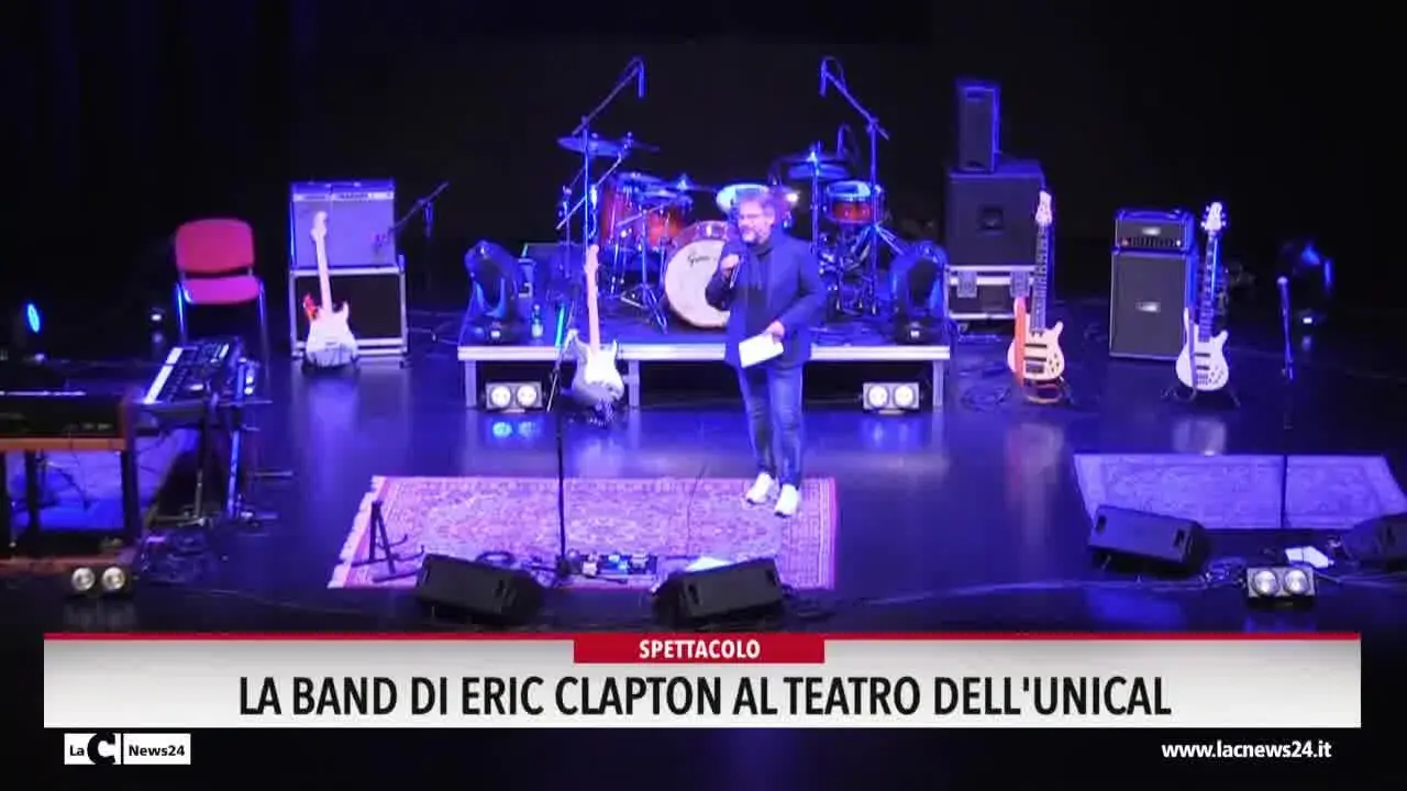 La band di Eric Clapton al teatro dell'Unical