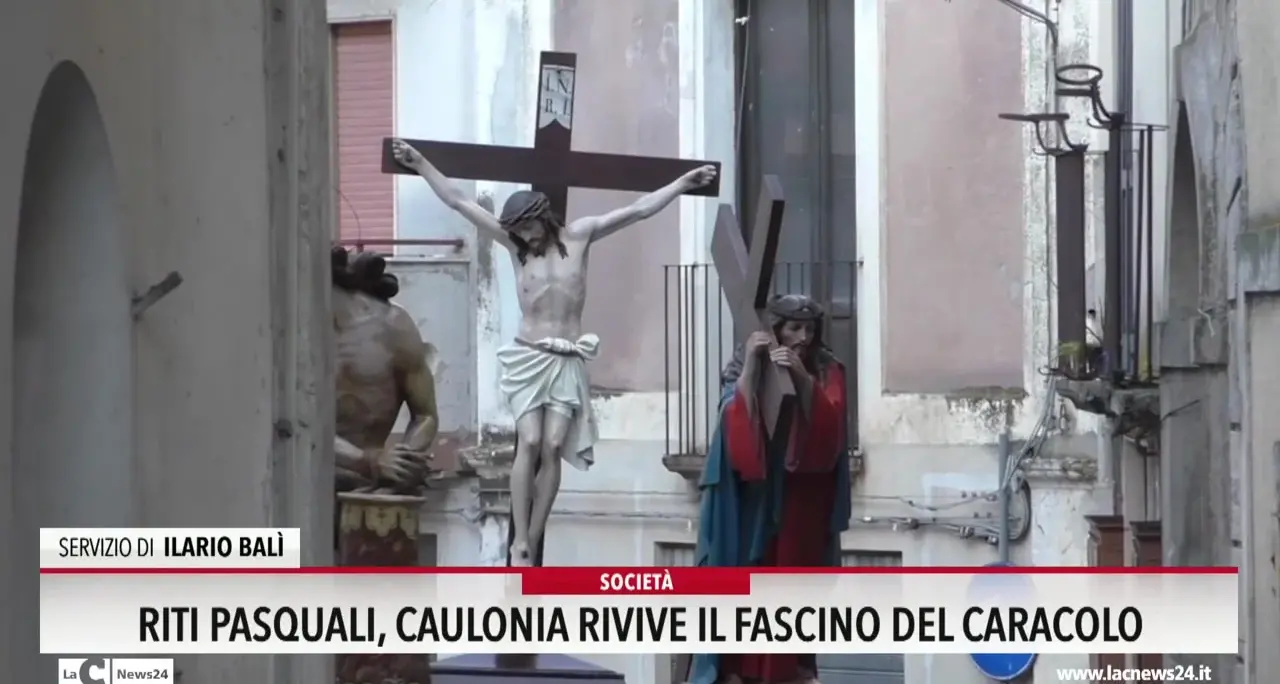 Riti pasquali, Caulonia rivive il fascino del Caracolo
