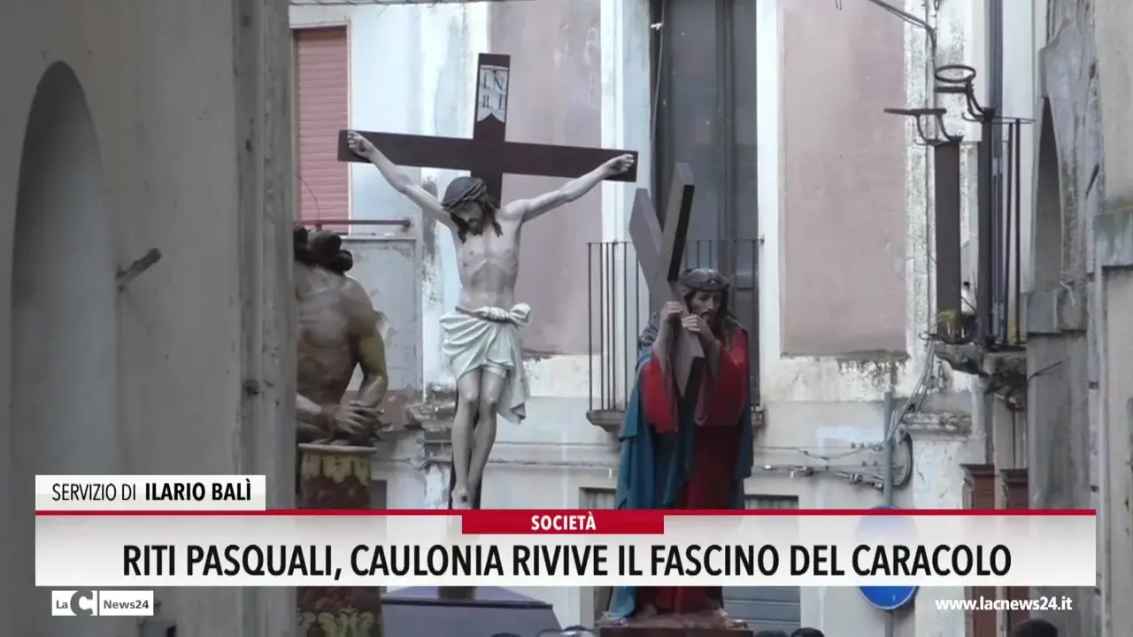 Riti pasquali, Caulonia rivive il fascino del Caracolo