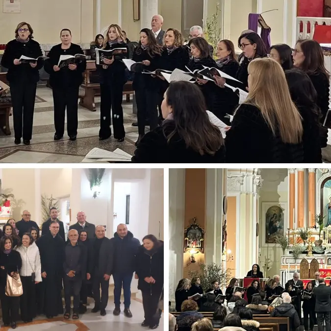 Un cammino di musica e fede: il Coro polifonico Musica Nova emoziona Sant’Onofrio, Serrata e Nicotera\n