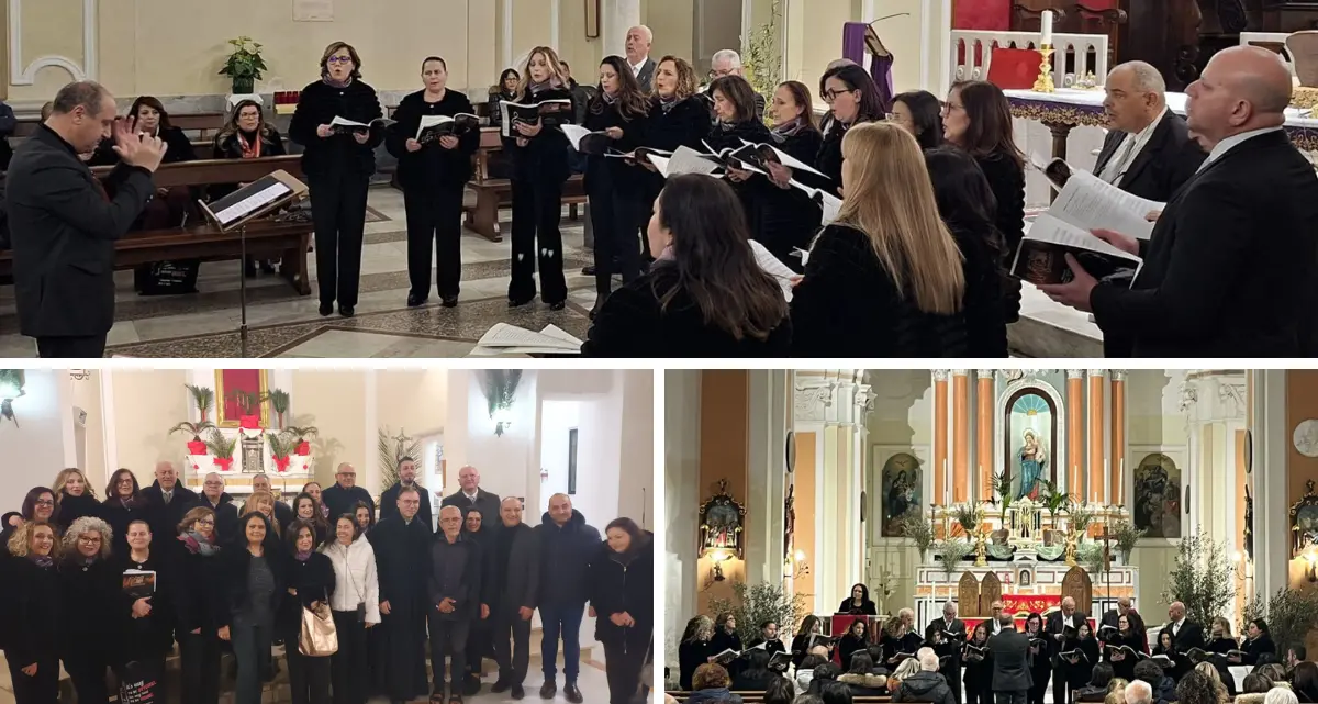 Un cammino di musica e fede: il Coro polifonico Musica Nova emoziona Sant’Onofrio, Serrata e Nicotera\n