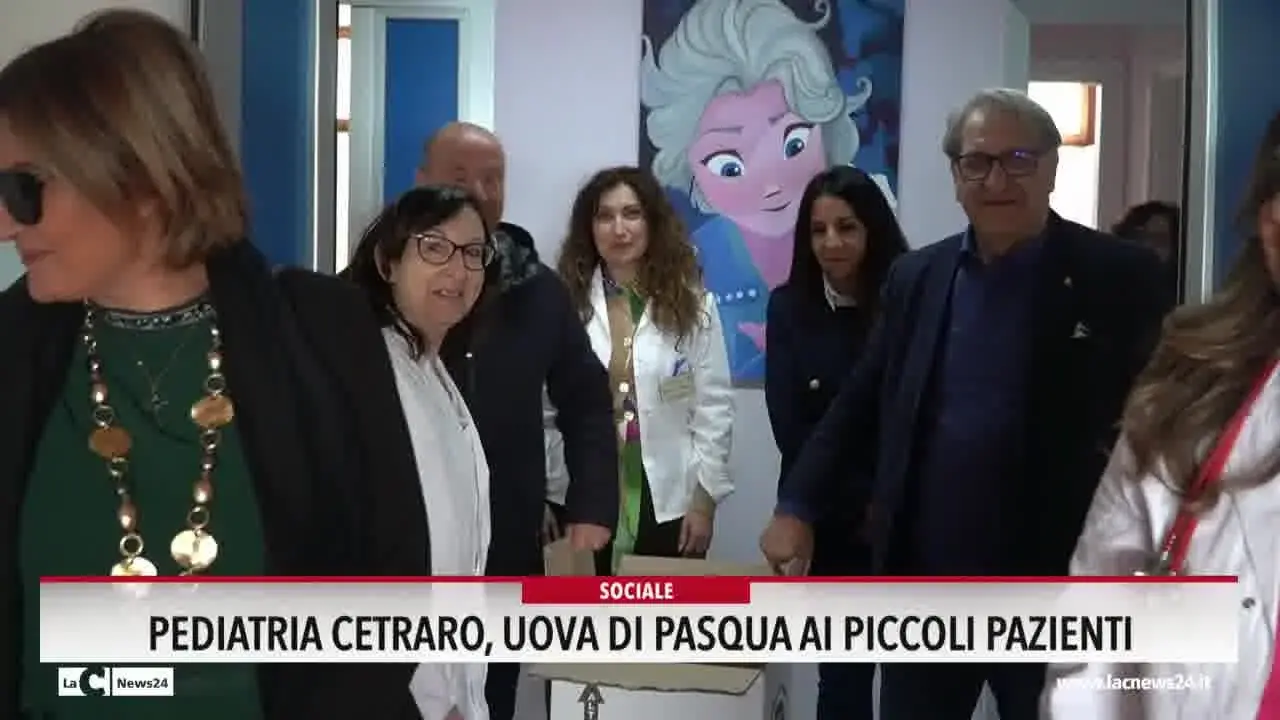 <p>Pediatria Cetraro, uova di Pasqua ai piccoli pazienti</p>