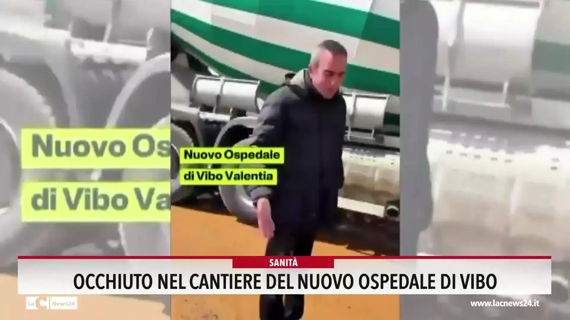 Occhiuto nel cantiere del nuovo ospedale di Vibo