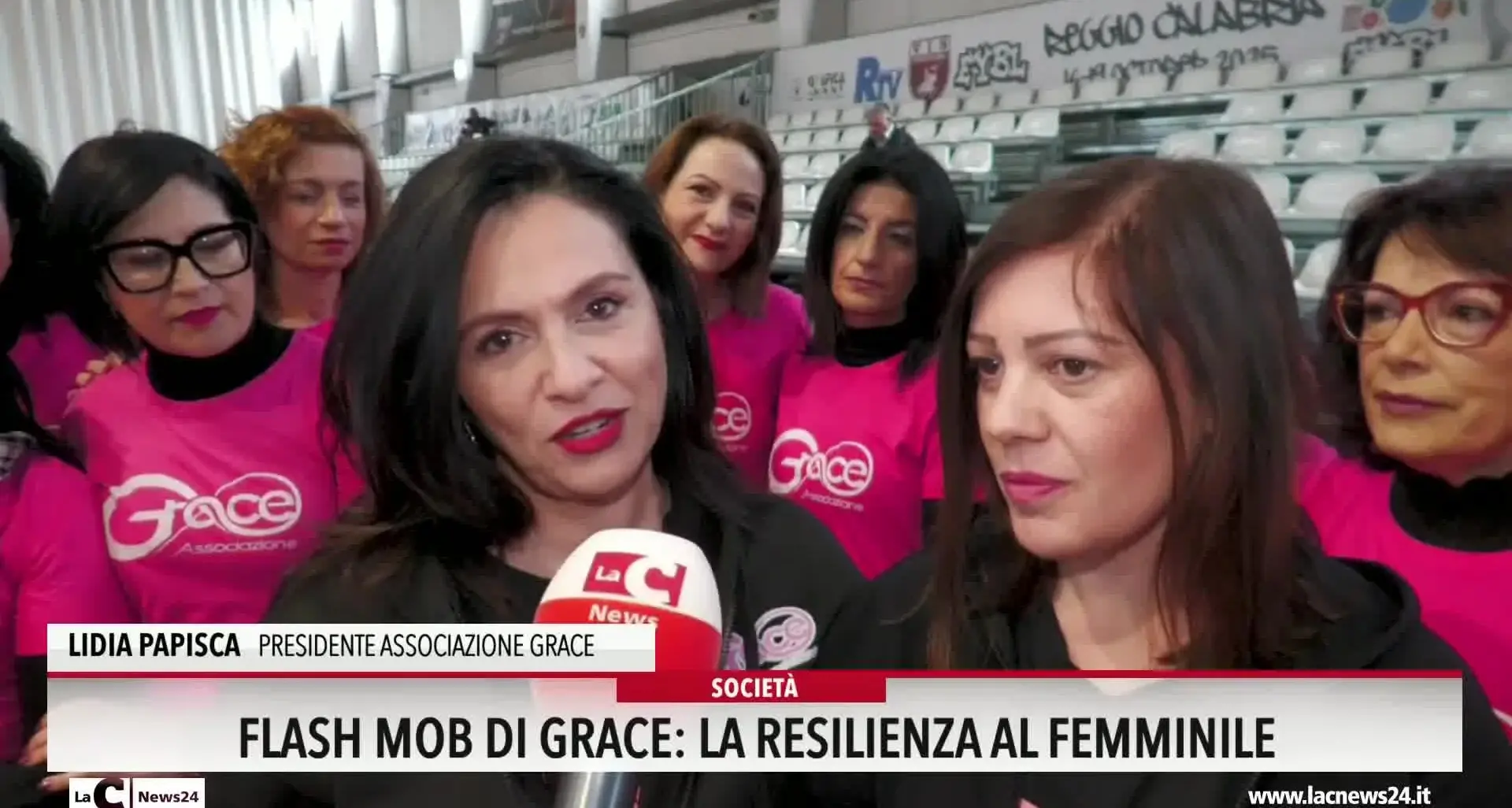 Flash mob di Grace, la resilienza al femminile