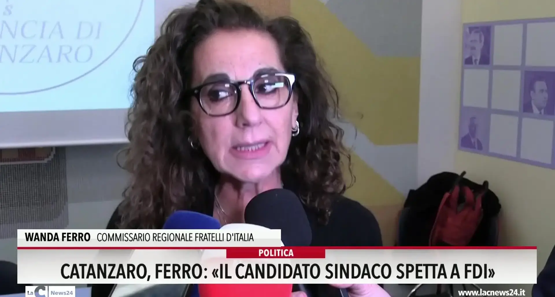 Catanzaro, Ferro: «Il candidato sindaco spetta a Fdi»