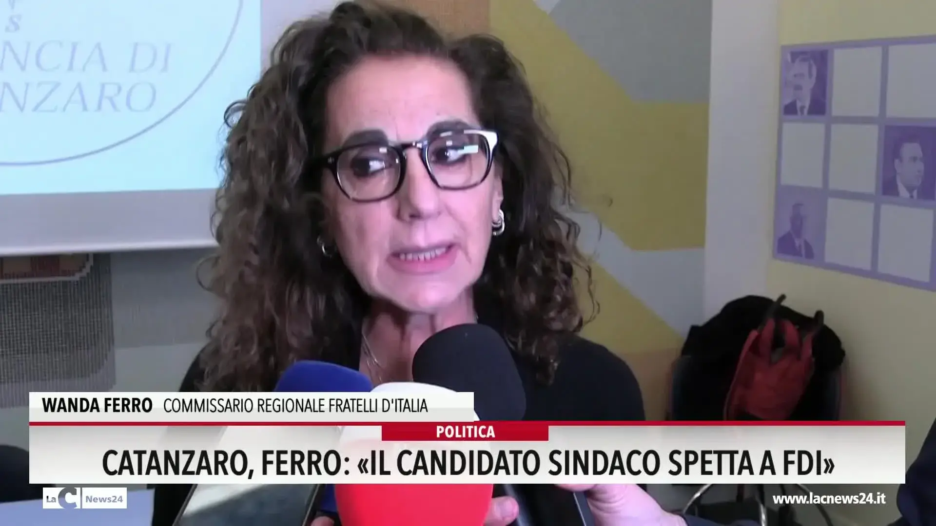 Catanzaro, Ferro: «Il candidato sindaco spetta a Fdi»