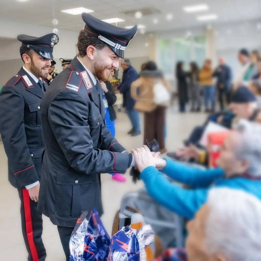 Oppido Mamertina, i Carabinieri\u00A0hanno fatto visita agli anziani ospiti della RSA\n