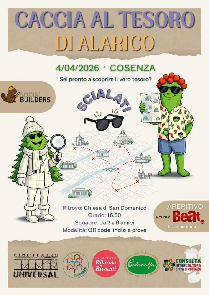 A Cosenza la Caccia al Tesoro di Alarico nel centro storico\n