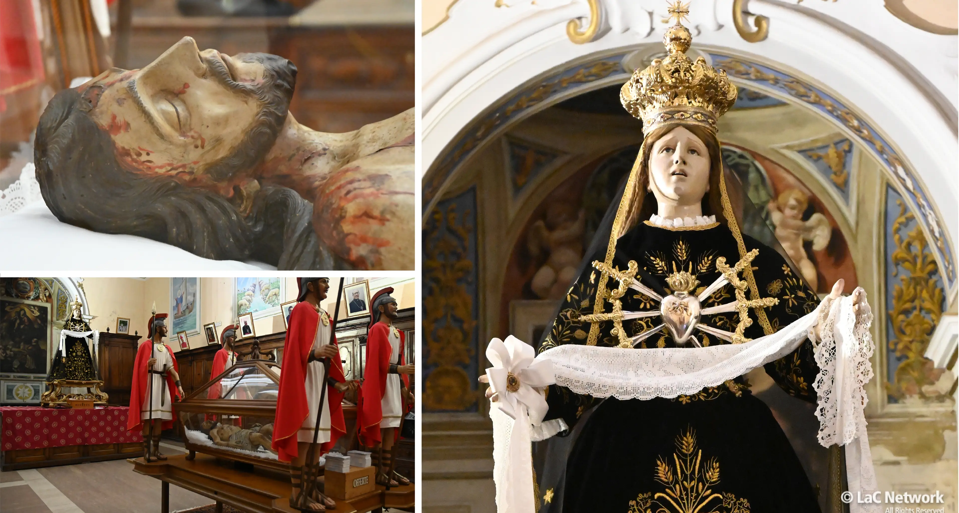 Tra flagellanti e suoni arcaici, a Cassano il grido della “Chiamata” e l’abbraccio tra l’Addolorata e il Cristo morto\n