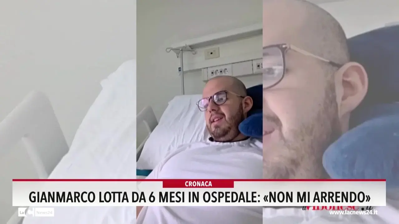 Gianmarco lotta da 6 mesi in ospedale: \"Non mi arrendo\"