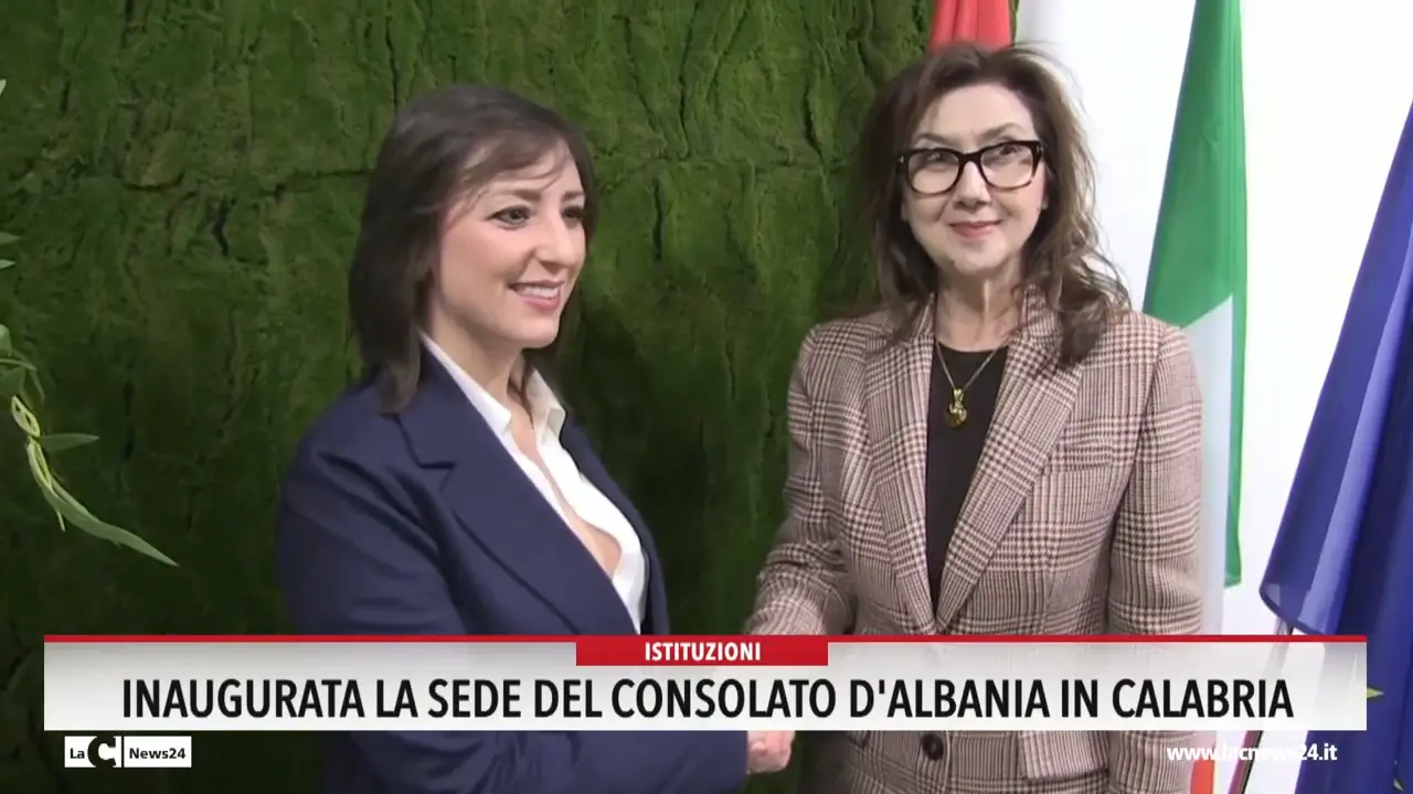Inaugurata la sede del Consolato d'Albania in Calabria