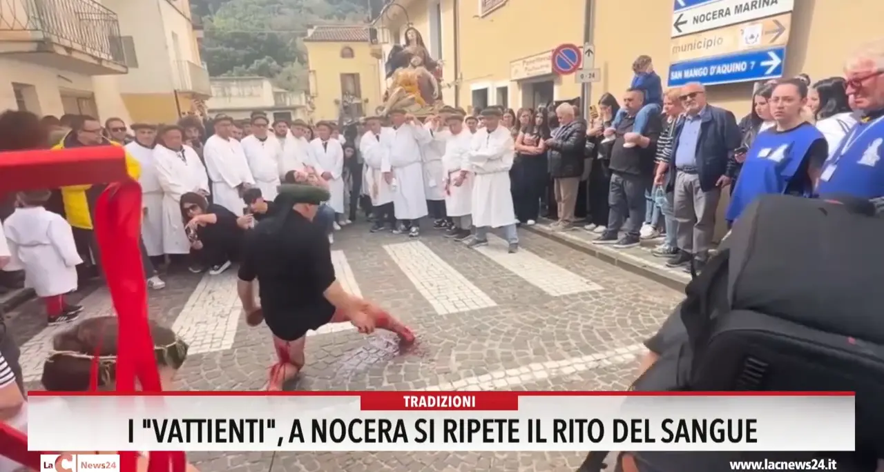 I \"vattienti\", a Nocera si ripete il rito del sangue