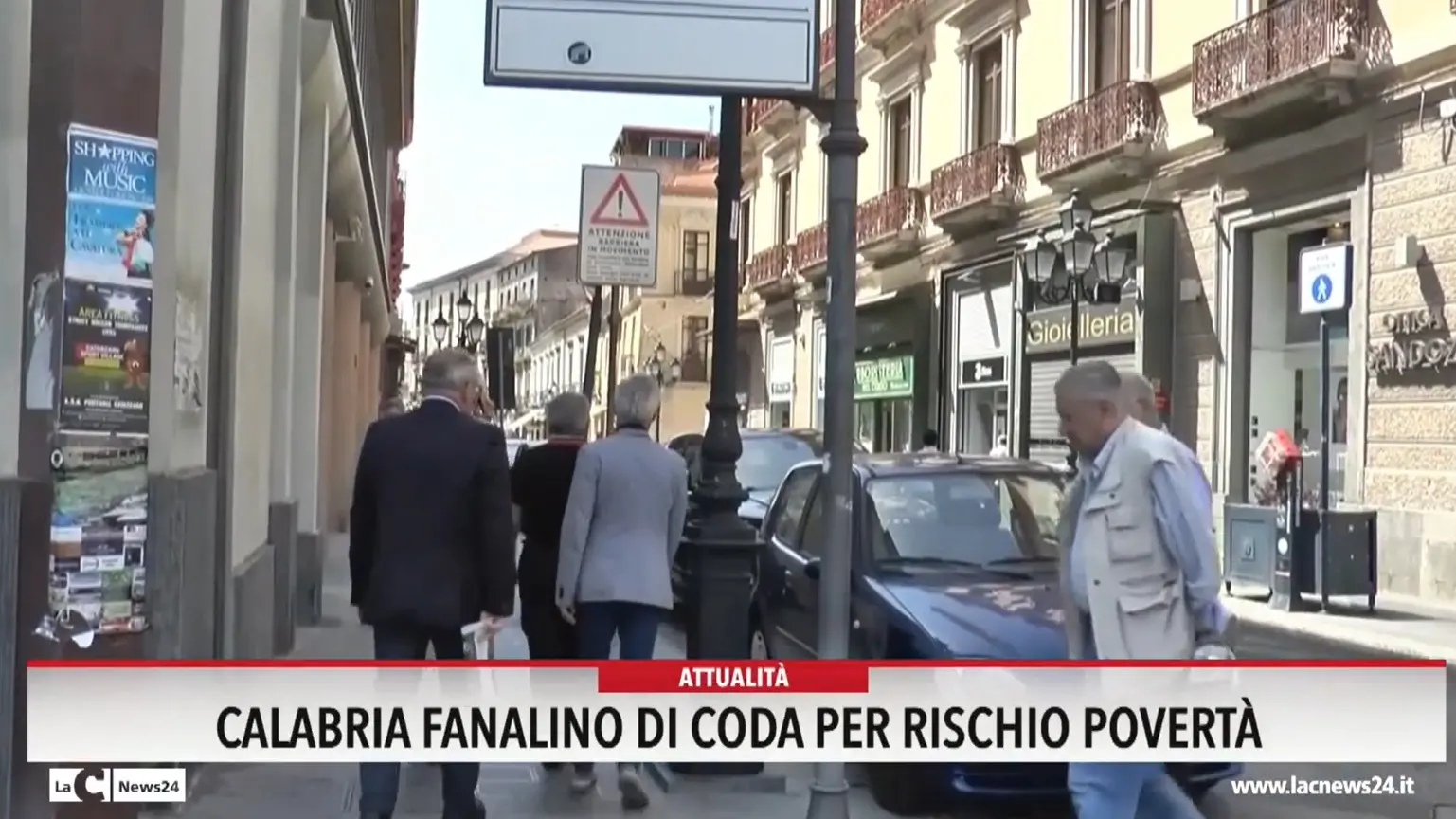 Calabria fanalino di coda per rischio povertà