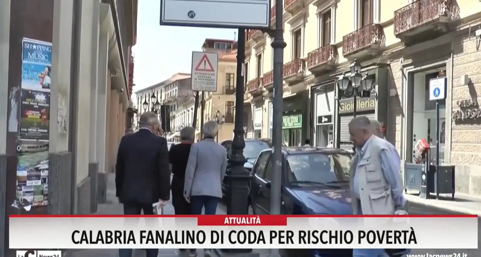 Calabria fanalino di coda per rischio povertà