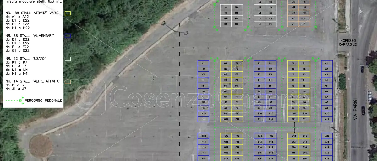 Rende, il Comune mantiene la posizione sull’area mercatale: finirà a via Parigi\n