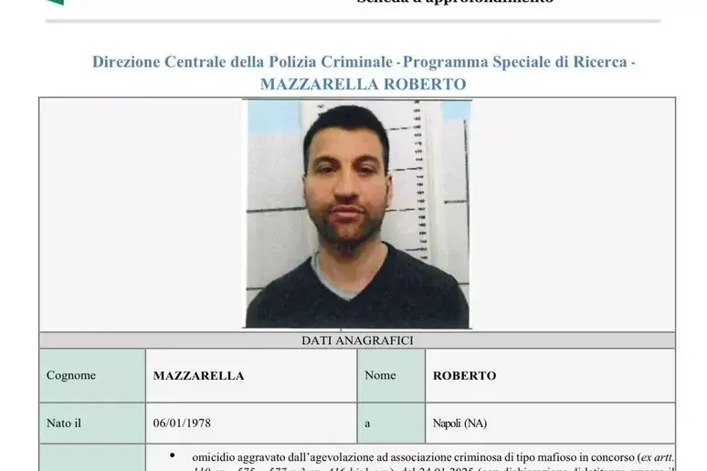 Camorra, arrestato dopo un anno di latitanza il boss Roberto Mazzarella:\u00A0catturato in Costiera Amalfitana\n