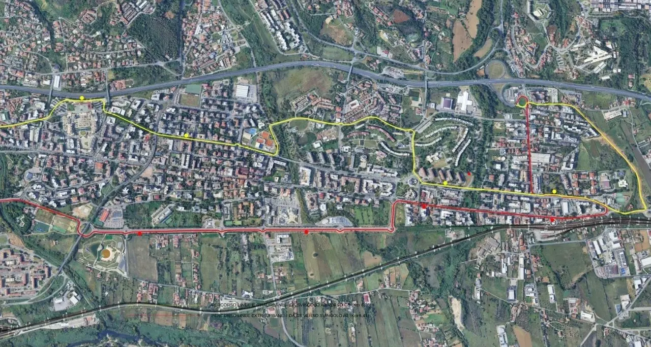 Rende, capolinea unico per i bus extraurbani\n