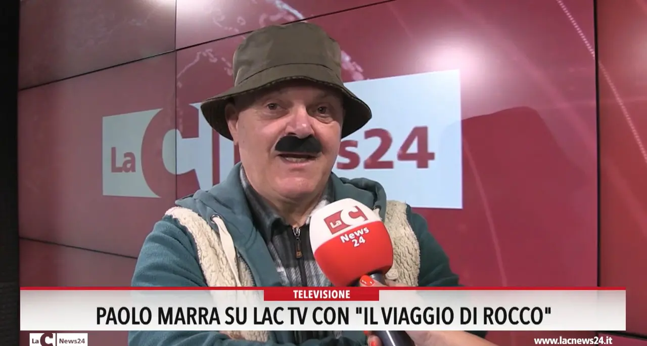 Paolo Marra su LaC Tv con \"Il viaggio di Rocco\"