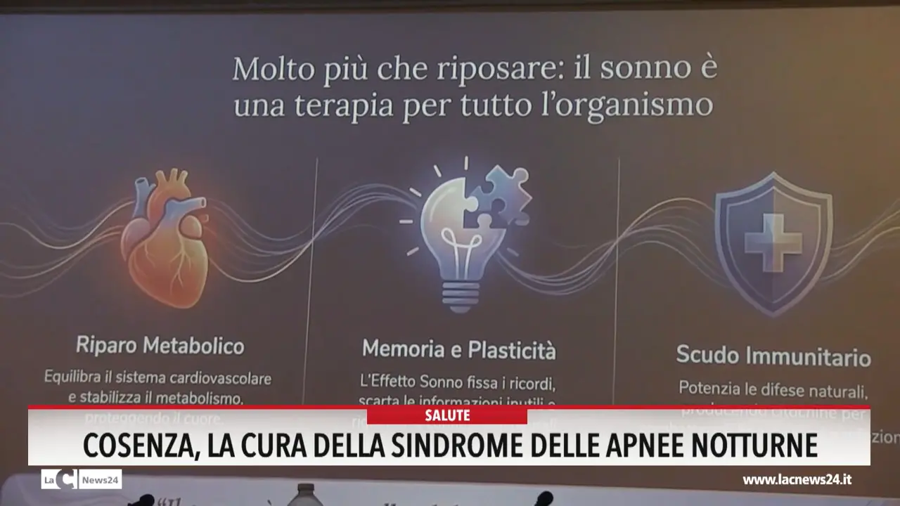Cosenza, la cura della sindrome delle apnee notturne