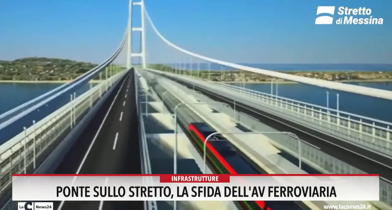 Ponte sullo stretto, la sfida dell'AV ferroviaria