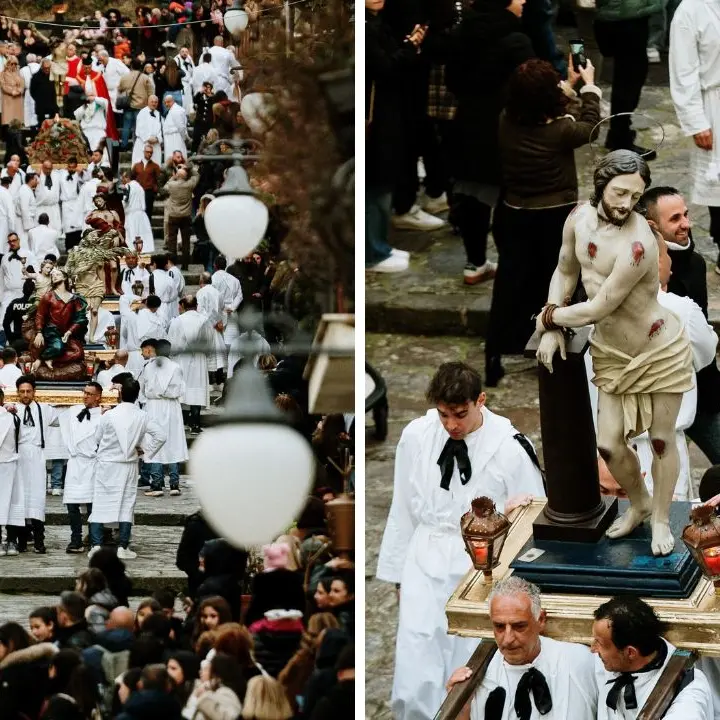 <p>Il Venerdì Santo a Vibo, ecco le vare: la processione che racconta la passione e morte di Gesù</p>