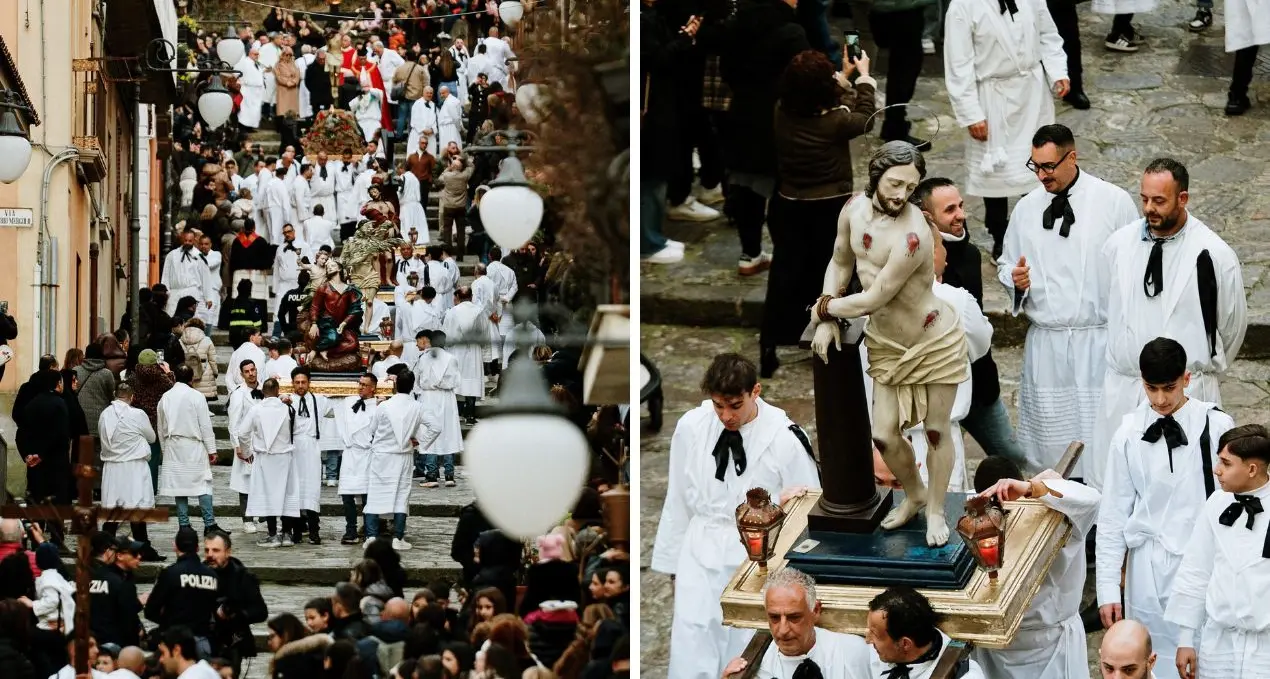 Il Venerdì Santo a Vibo, ecco le vare: la processione che racconta la passione e morte di Gesù\n
