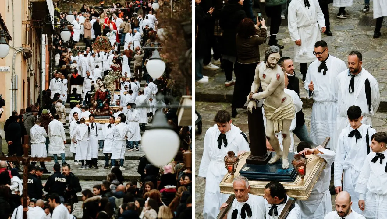 Il Venerdì Santo a Vibo, ecco le vare: la processione che racconta la passione e morte di Gesù\n