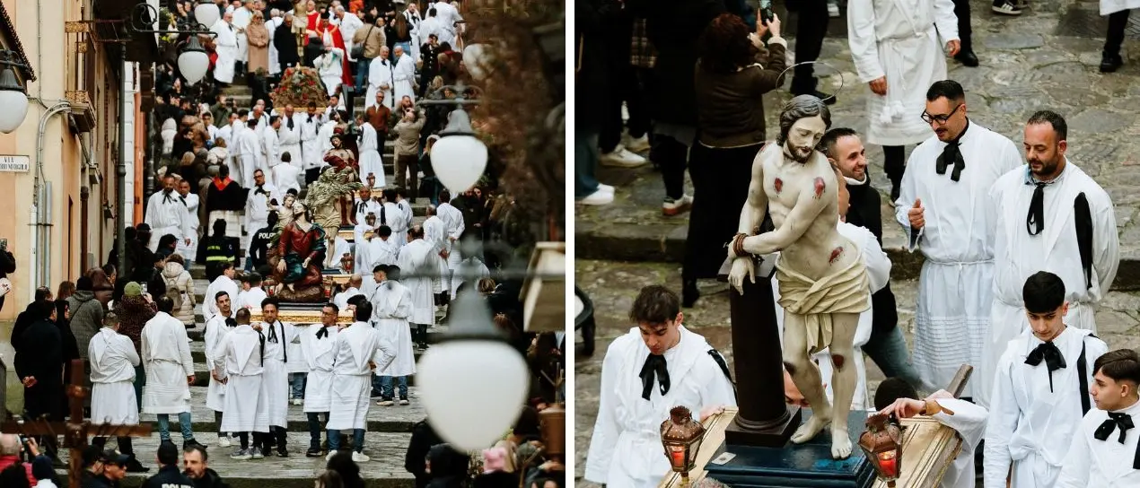 Il Venerdì Santo a Vibo, ecco le vare: la processione che racconta la passione e morte di Gesù\n