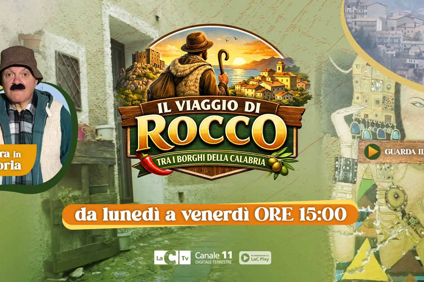 Alla scoperta dei borghi della Calabria, parte oggi “Il viaggio di Rocco”: prima tappa ad Acri\n