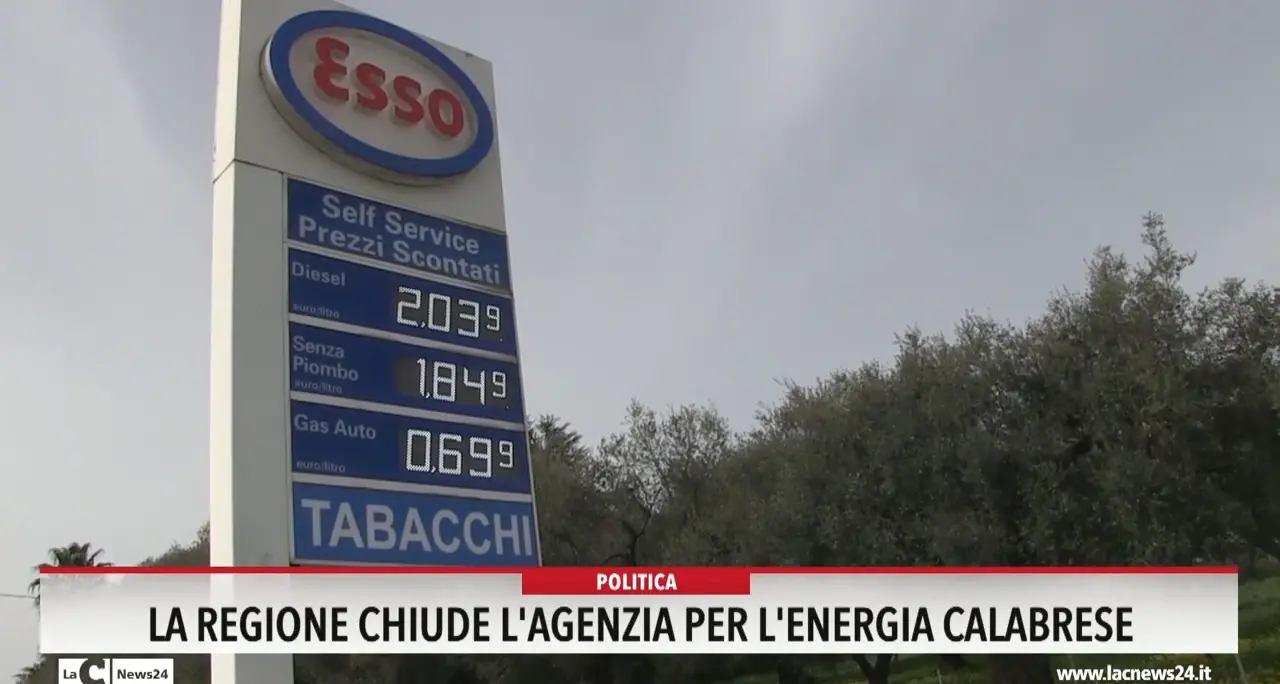 La Regione chiude l'Agenzia per l'energia calabrese