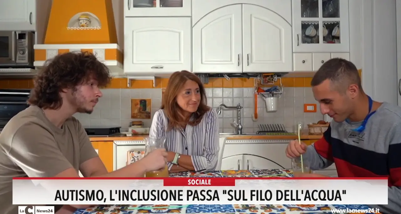 Autismo, l'inclusione passa sul filo dell'acqua