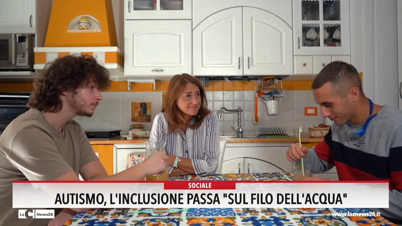 Autismo, l'inclusione passa sul filo dell'acqua
