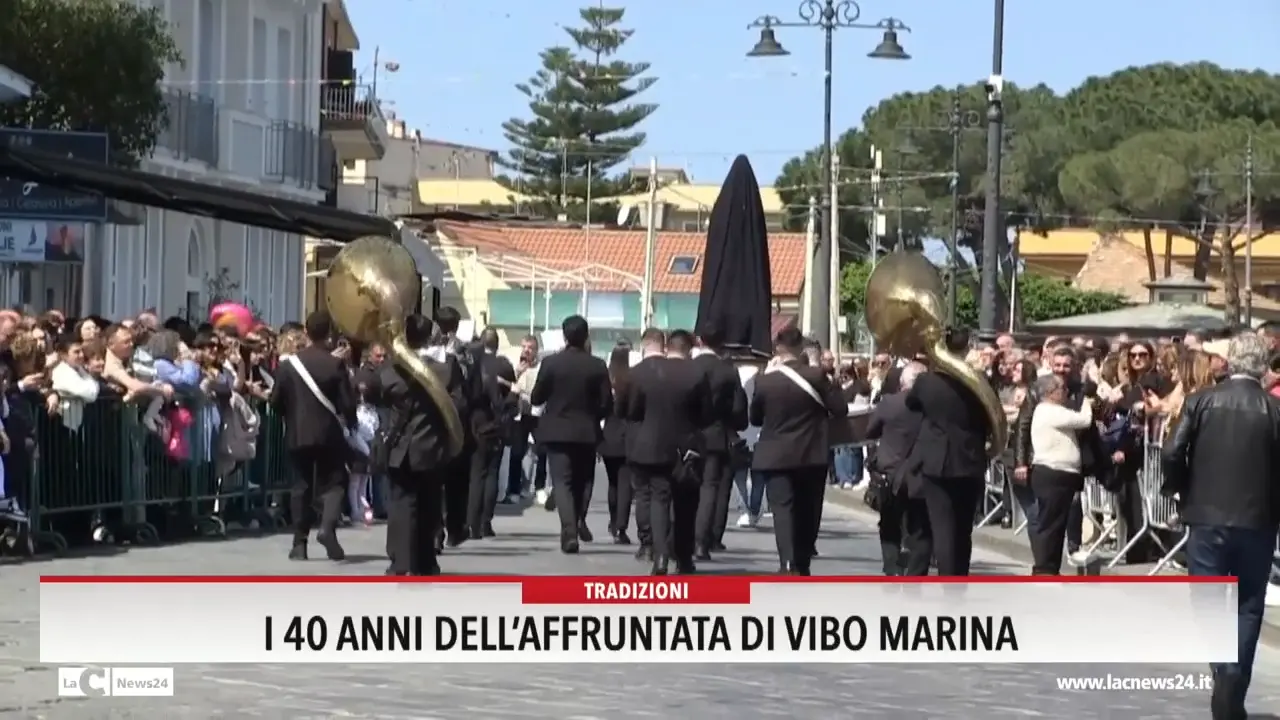 I 40 anni dell'Affruntata di Vibo Marina