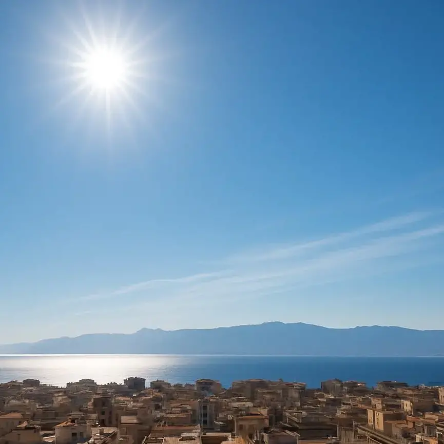 Meteo Reggio Calabria, oggi cielo sereno\n