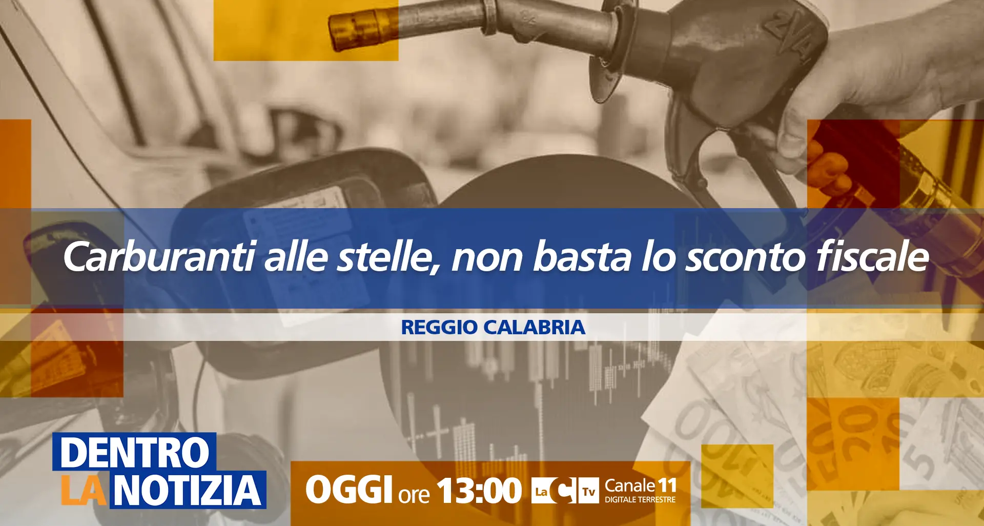 Caro carburanti, costi alle stelle nonostante lo sconto sulle accise: ne parliamo a Dentro la Notizia\n