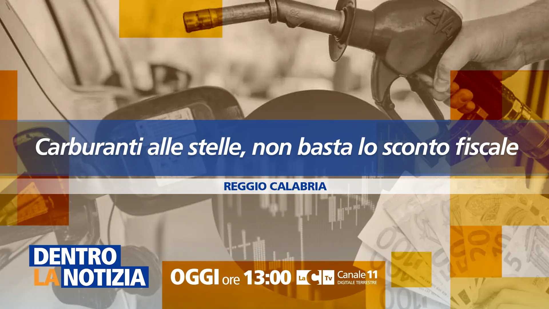 Caro carburanti, costi alle stelle nonostante lo sconto sulle accise: ne parliamo a Dentro la Notizia\n