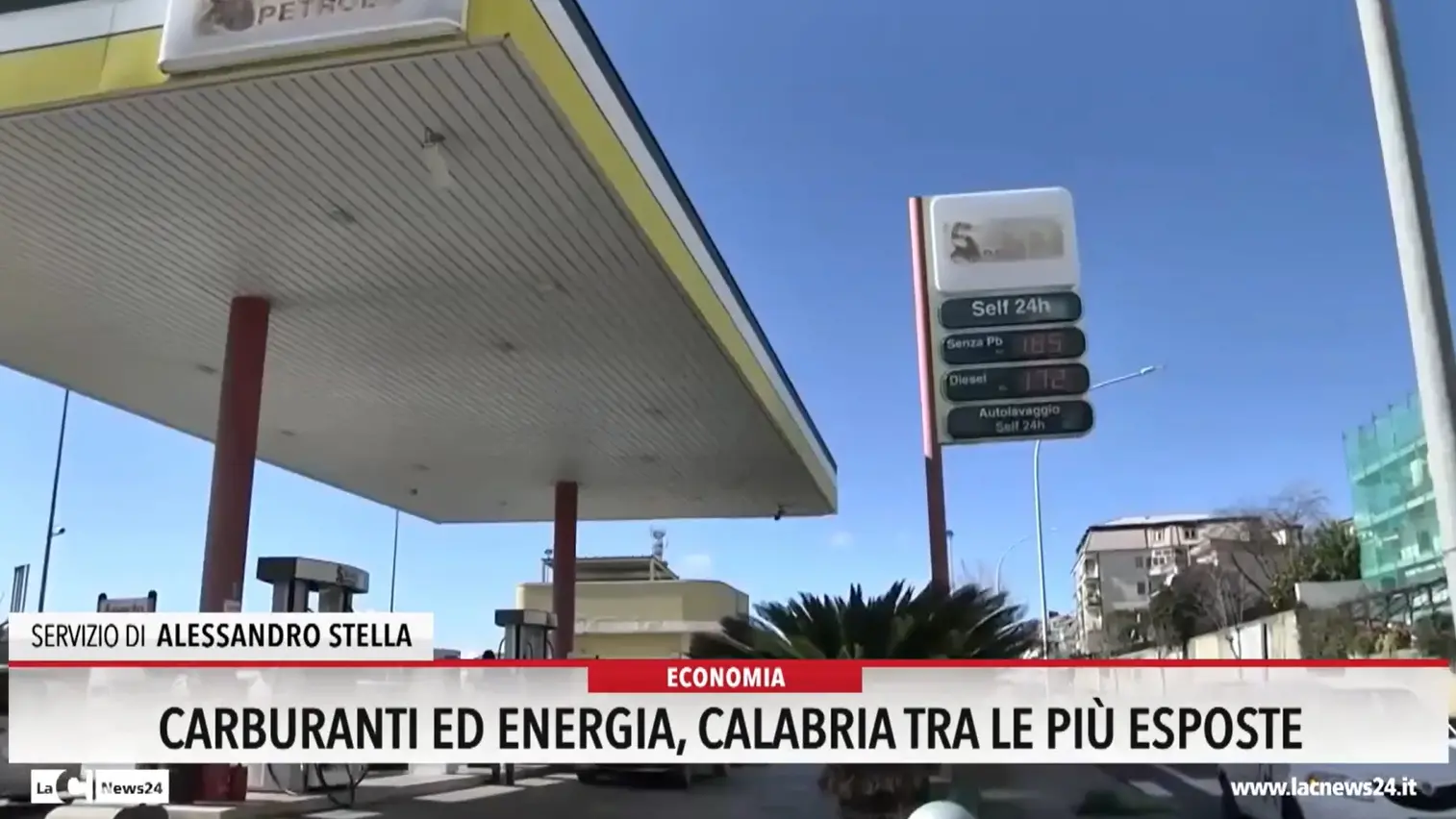 Carburanti ed energia, Calabria tra le più esposte