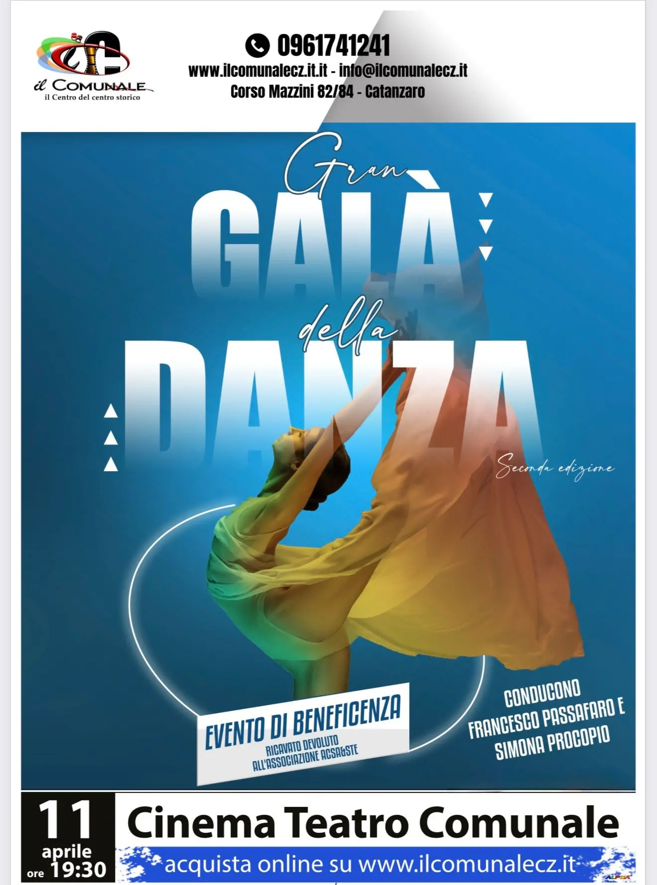 Al teatro Comunale di Catanzaro il Gran Galà della Danza: sul palcoscenico arte, condivisione e solidarietà\n