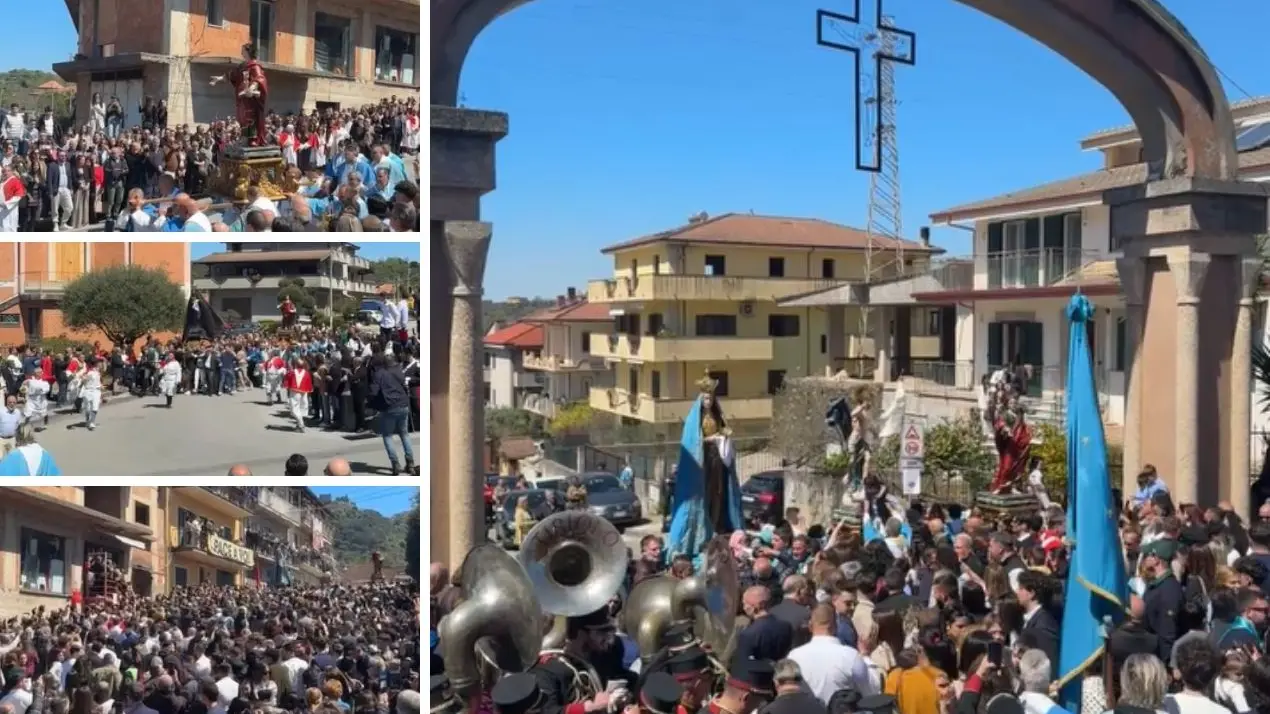 Immagini tratte dal video della diretta pubblicato sulla pagina Fb, \\'Ncrinata Das\\u00E0