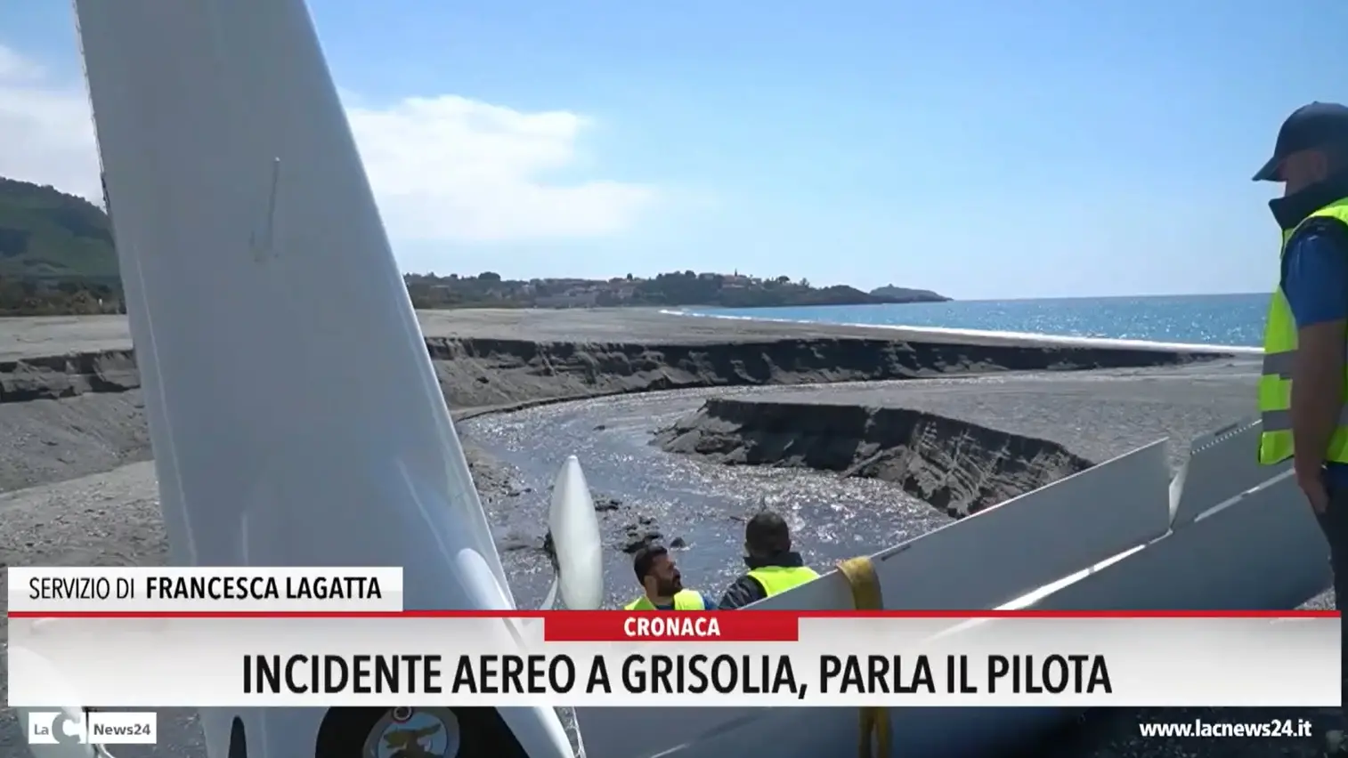 Incidente aereo a Grisolia, parla il pilota