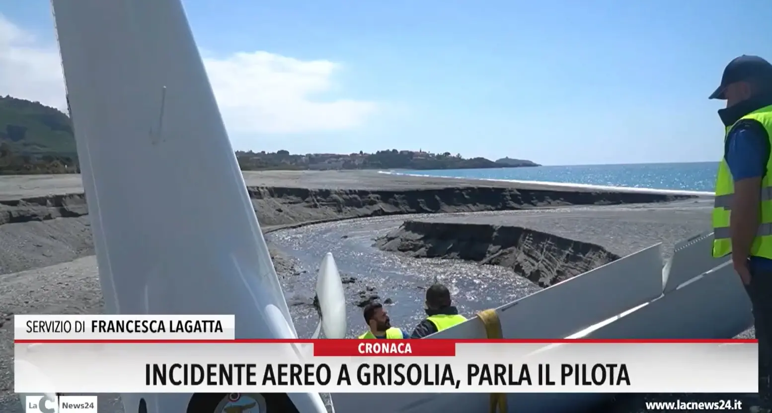 Incidente aereo a Grisolia, parla il pilota